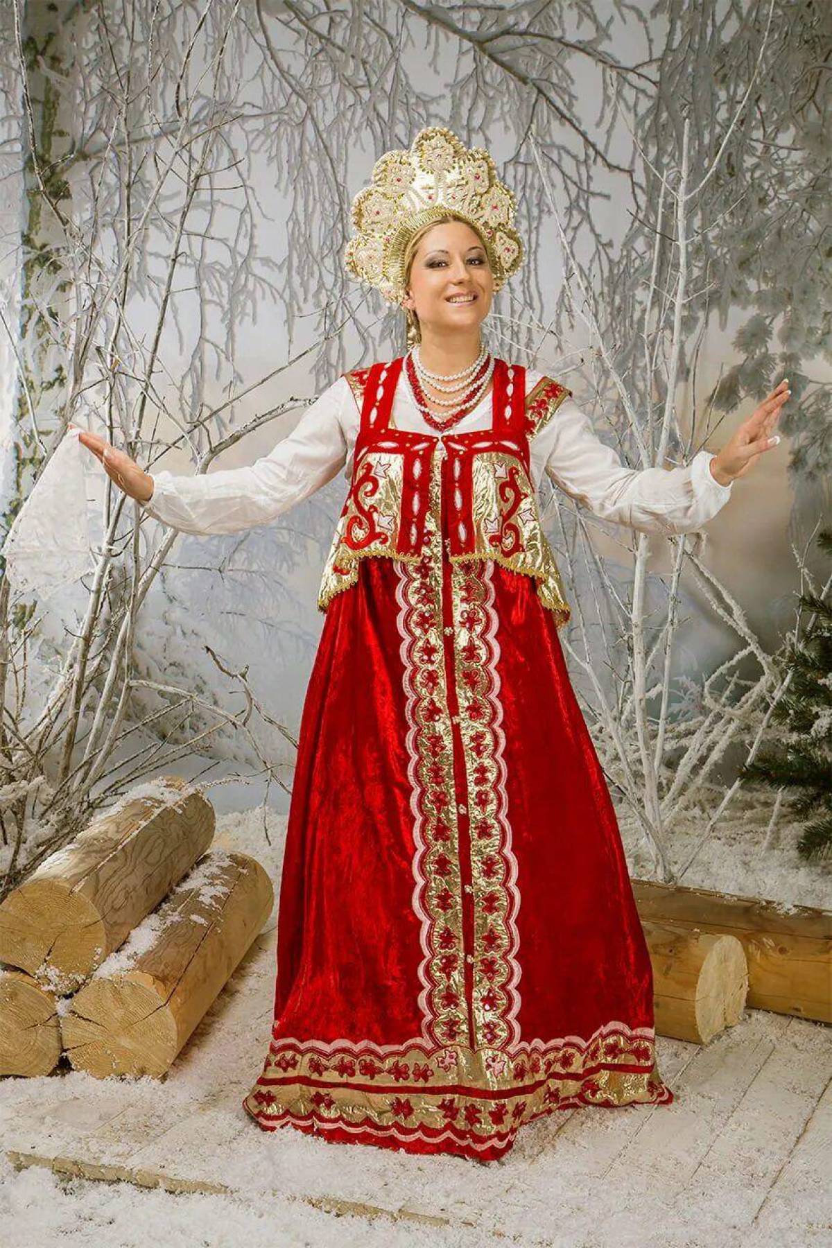 Girls in Slavic costumes in Lanus