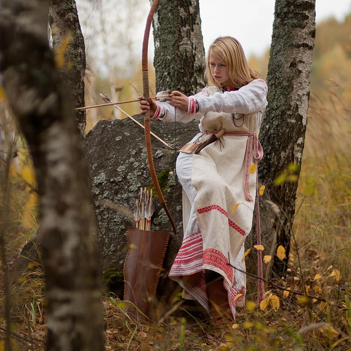 Sexy photo Girls in Slavic costumes in Lanus